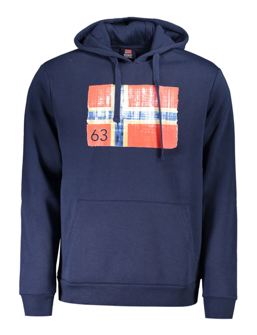 Norway 1963 - Sweatshirt c/ Capuz de Homem Azul