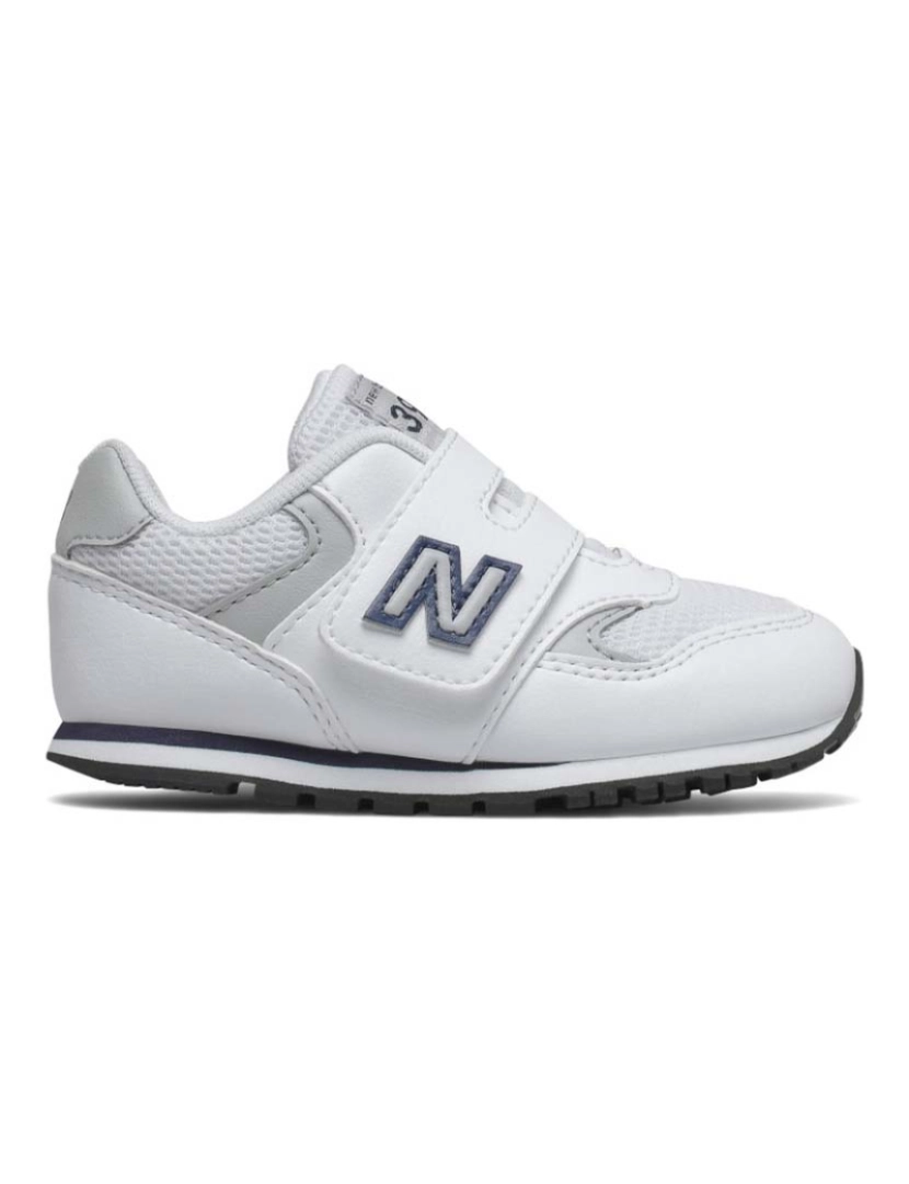 New Balance - Ténis Kids Branco e Azul Marinho 