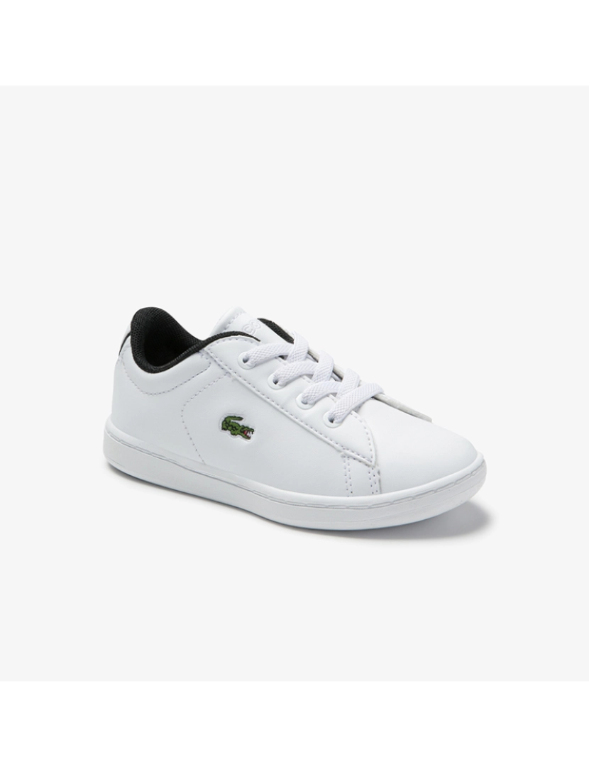 Lacoste - Ténis Kids Carnaby Evo 012 Branco e Preto 