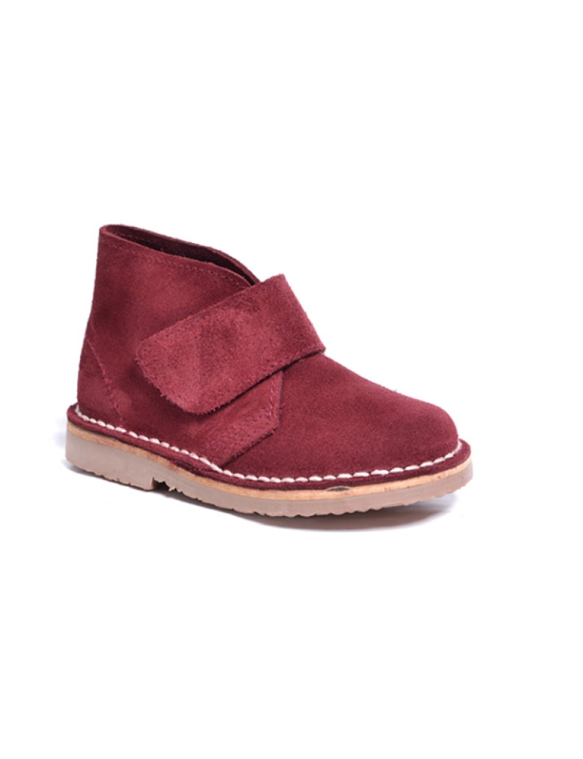 ShoeColours - Safari Kids Velcro Bordeaux