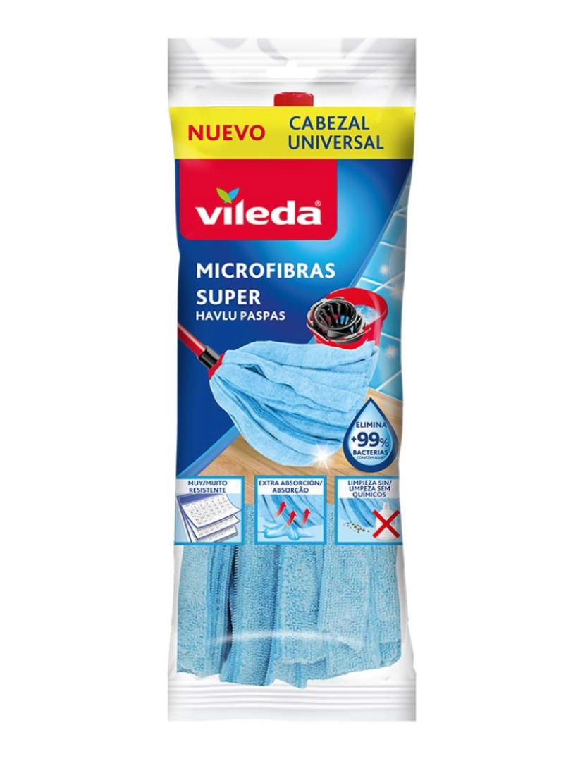 Vileda -  RECARGA ESFREGONA MICROFIBRAS SUPER