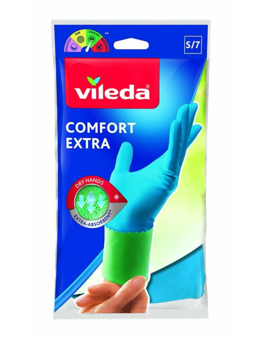 Vileda -  LUVAS DURÁVEIS CONFORT EXTRA P/M 