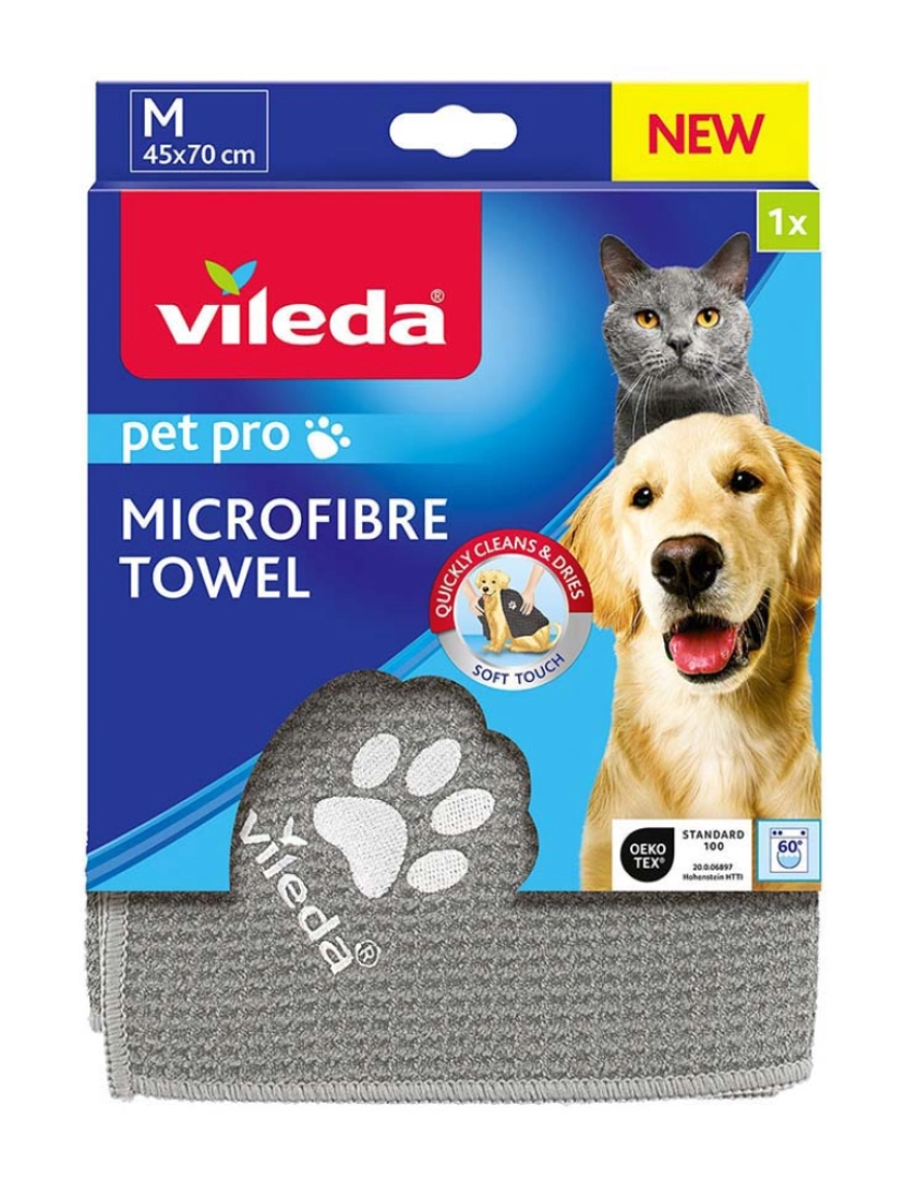 Vileda -  TOALHA MICROFIBRAS PET PRO M 1UN