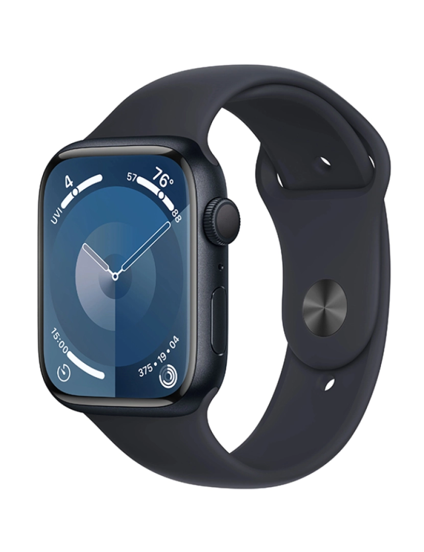 Apple - Apple Watch Series 9 45mm GPS Aluminum Case Grau B