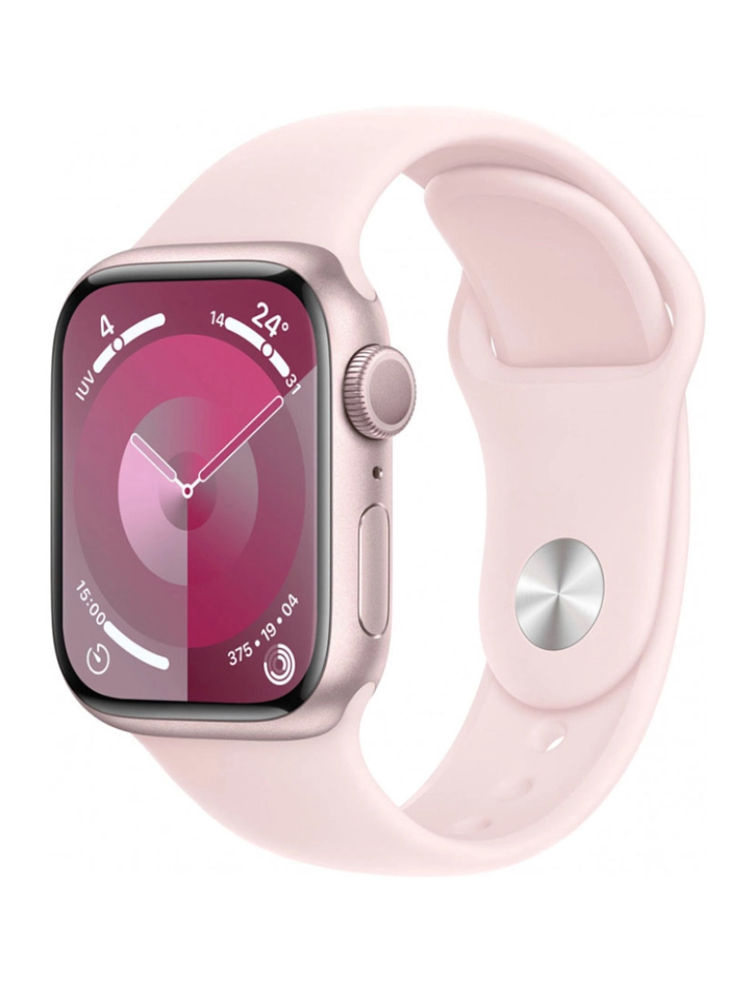 Apple - Apple Watch Series 9 41mm GPS+Cellular Aluminum Case Grau B