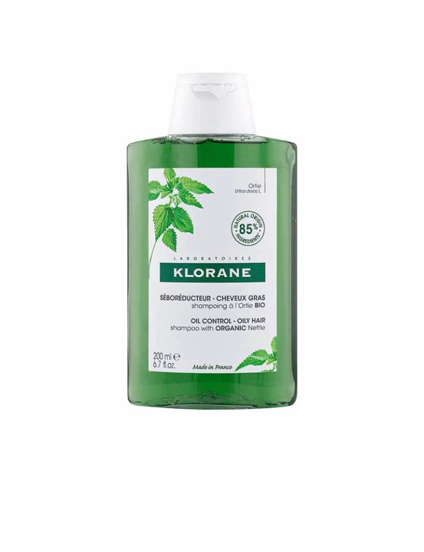 Klorane - Champô De Urtiga Orgânico Seborreductor 200 Ml