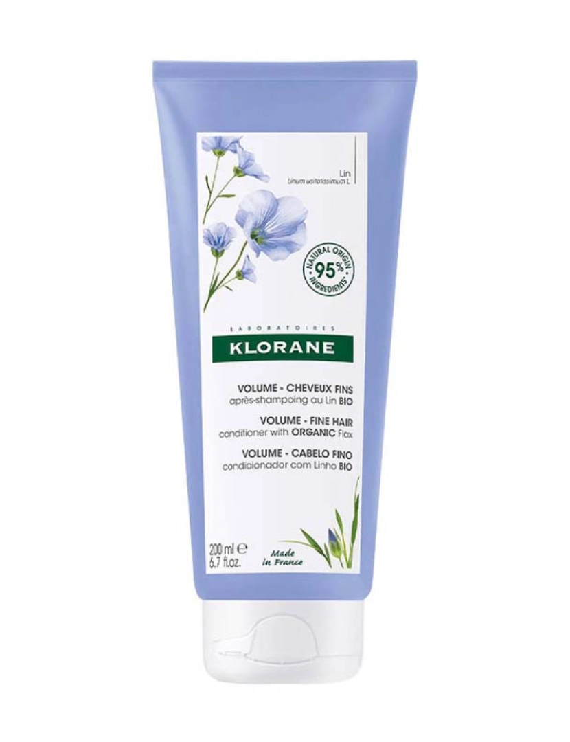 Klorane - Volume Conditioner With Flax Fiber 200 Ml