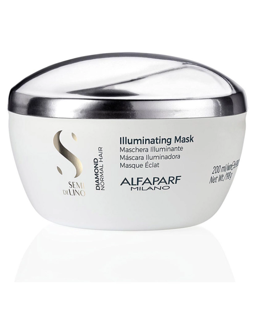 Alfaparf - Máscara Iluminating Semi Di Lino Diamond 200Ml