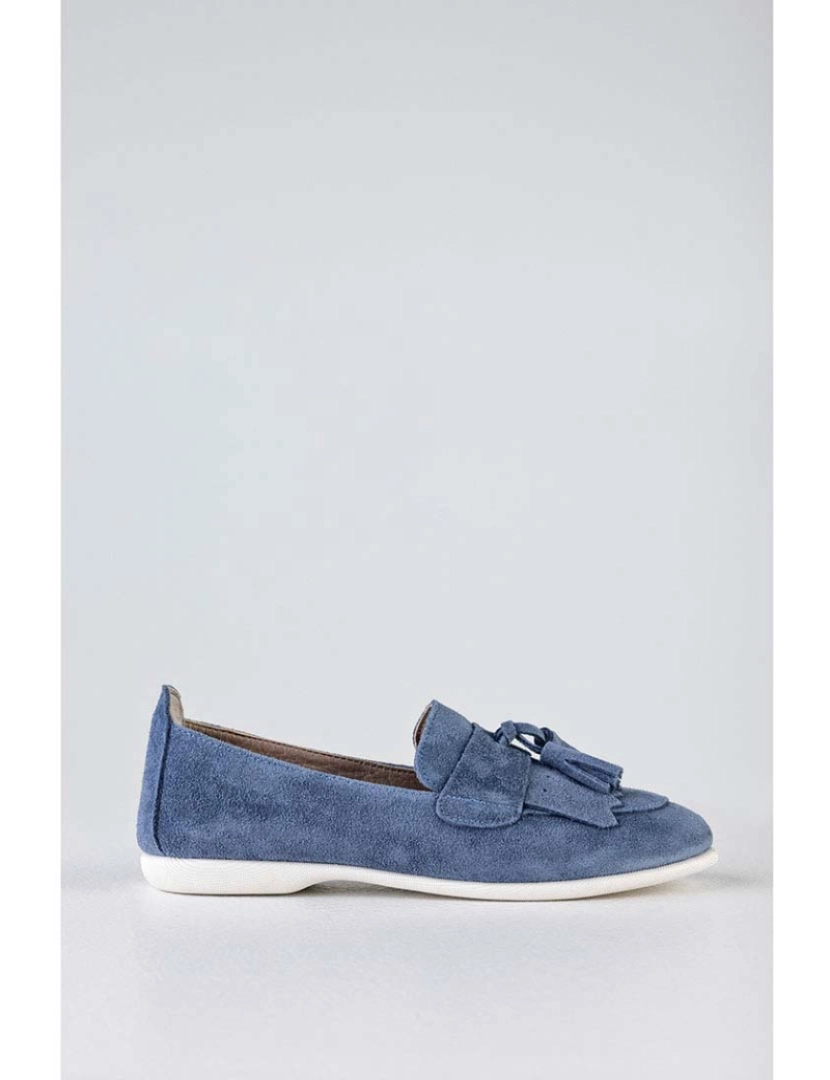 Musk - Mocassins camurça Senhora Azul