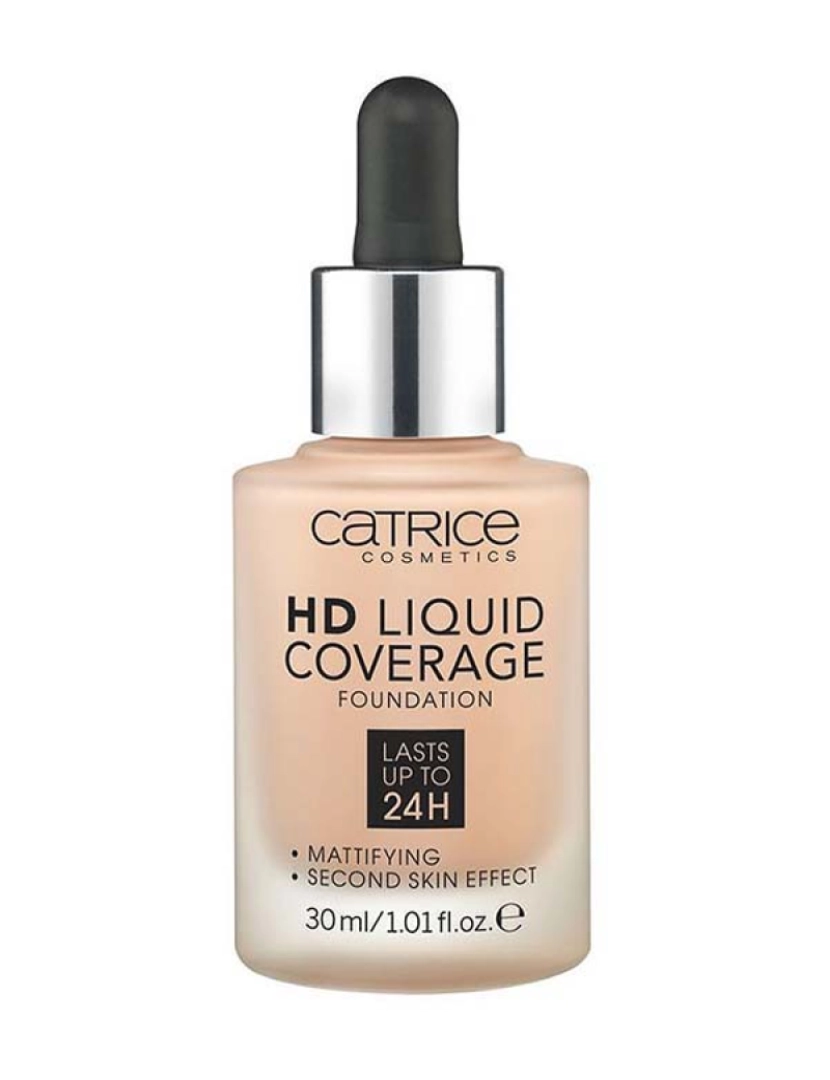 Catrice - Hd Liquid Coverage Foundation Lasts Up To 24H #020-Rose Beige 30 Ml