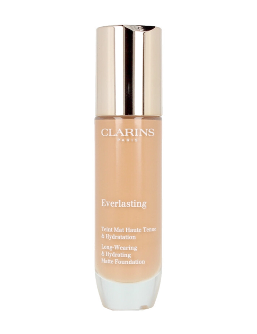 Clarins - Base Fluida Everlasting High Hold Tez Mate # 113C-Castanha 30 Ml