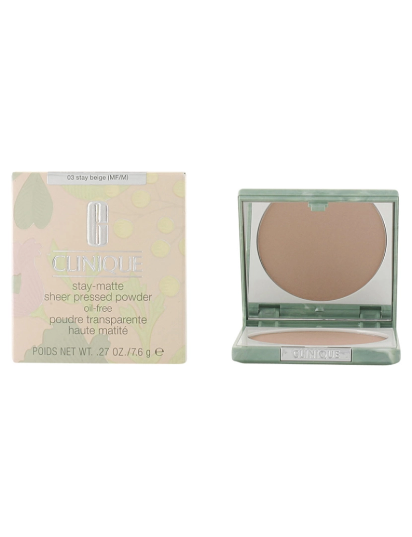 Clinique - Pó Compacto Stay Matte #03-Stay Beige 7.6Gr