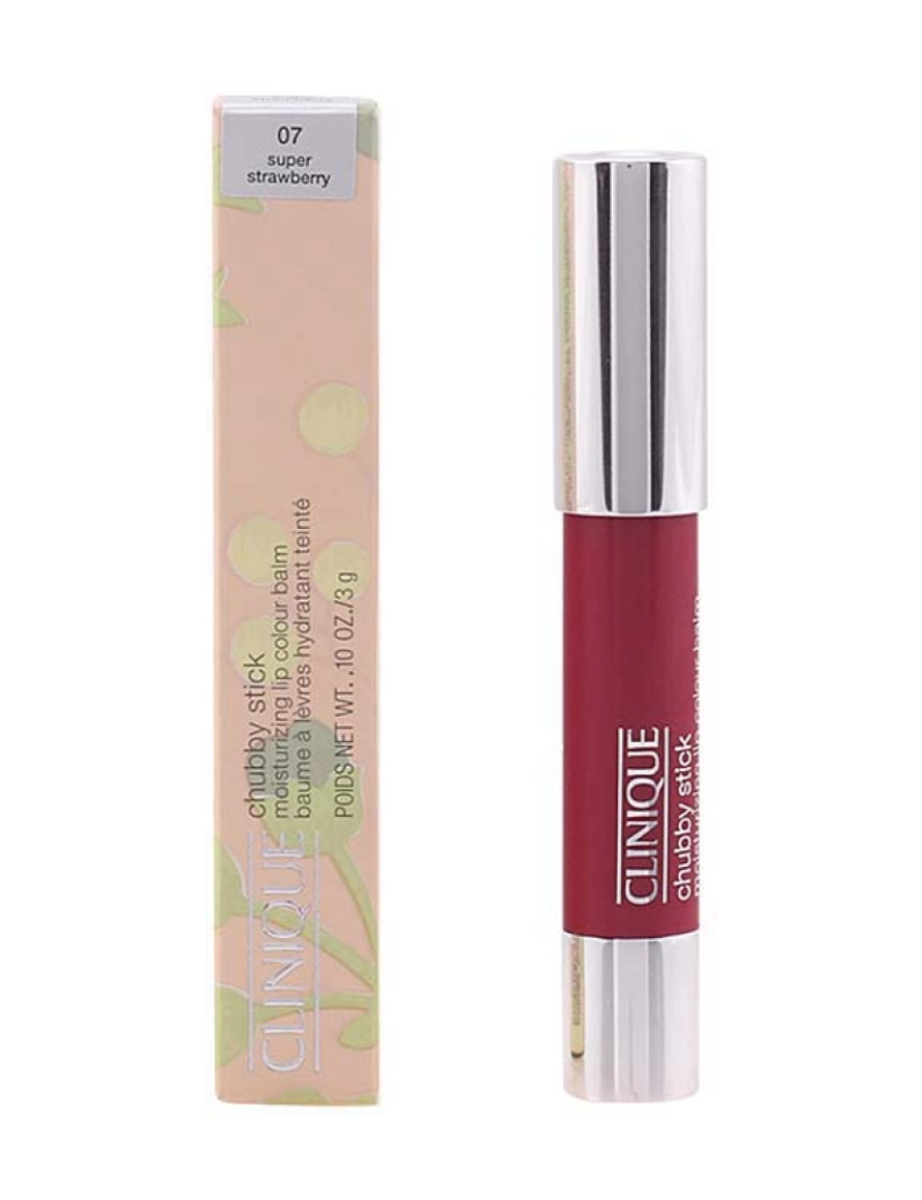 Clinique - Batom Chubby Stick #07-Super Strawberry 3Gr