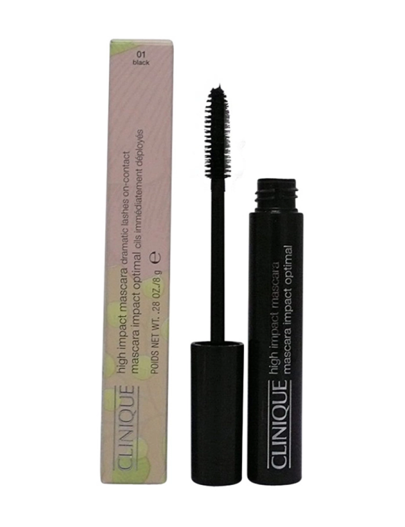 Clinique - Máscara De Pestanas High Impact #01-Black 8Gr