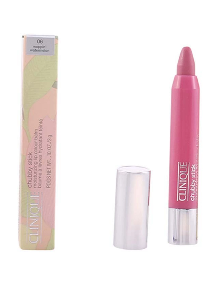 Clinique - Batom Chubby Stick #06-Woppin Watermelon 3Gr