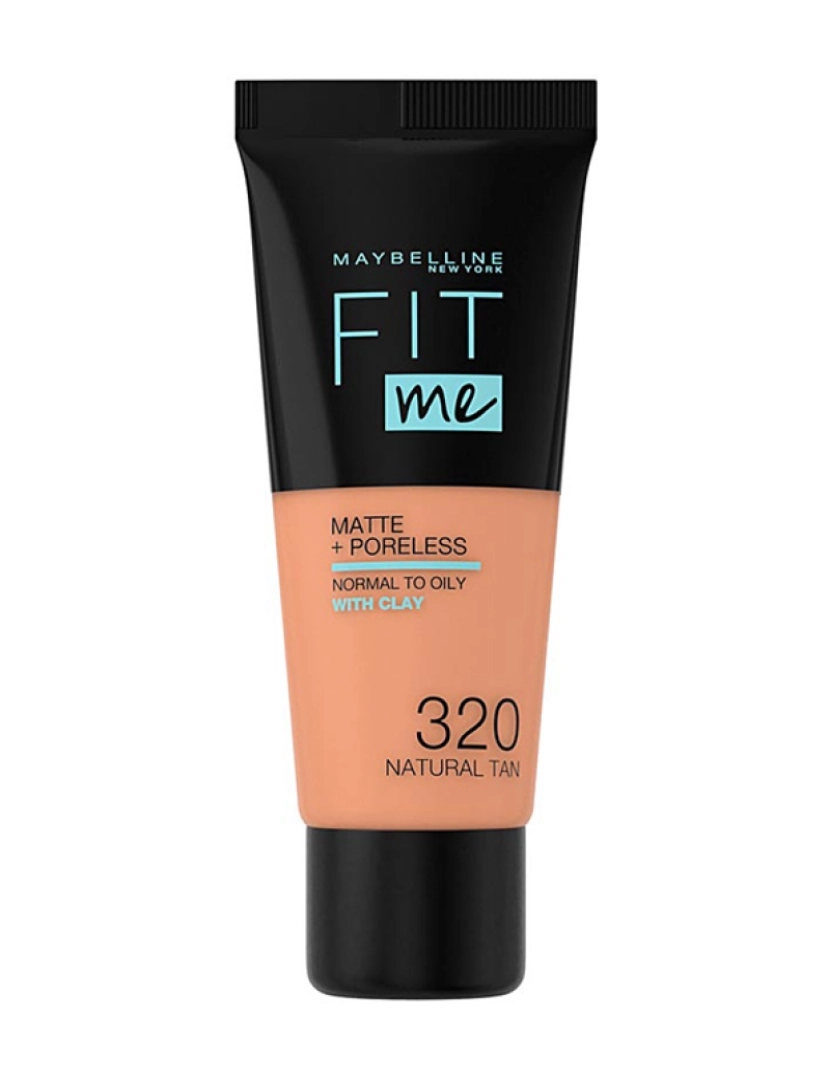 Maybelline - Base Fit Me Matte+Poreless #320-Natural Tan