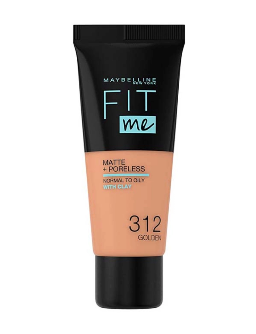 Maybelline - Base Fit Me Matte+Poreless #312-Golden