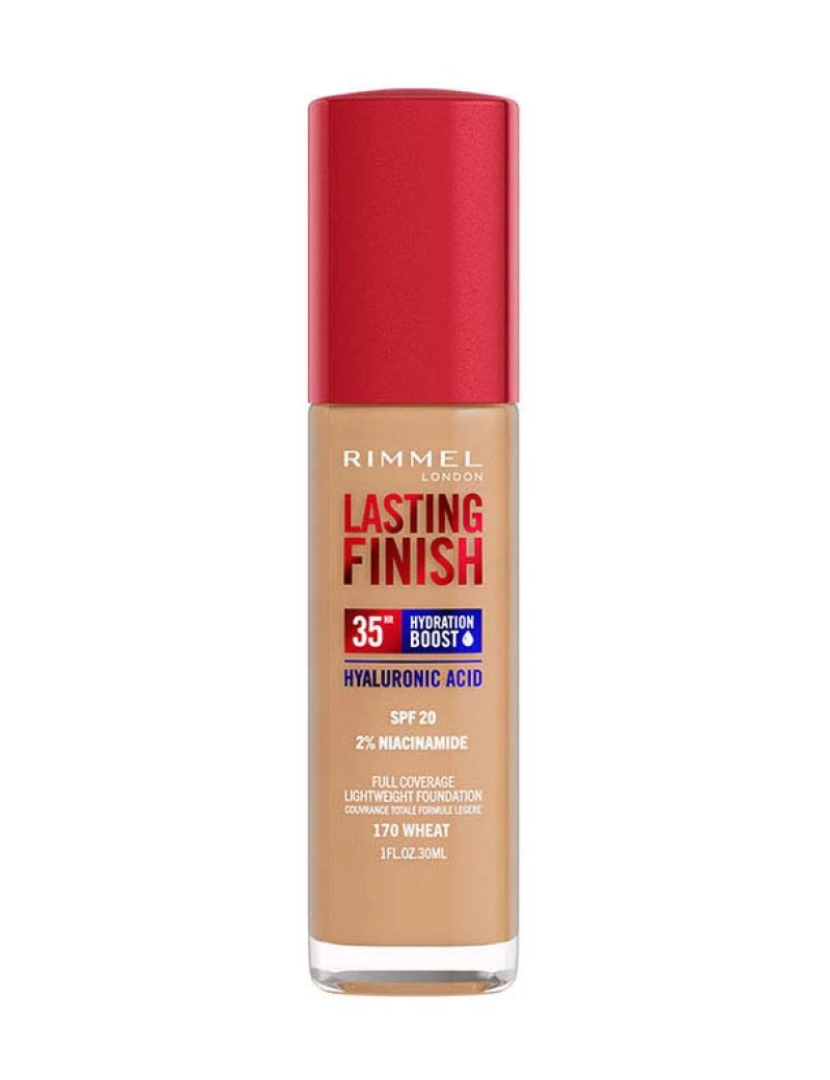 Rimmel London - Lasting Finish Hydration Boost Spf20 #170-Wheat 30 Ml