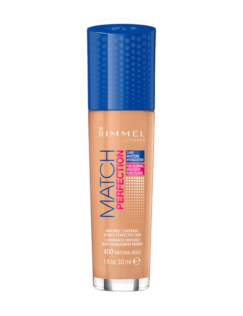 Rimmel London - Base Rimmel London Match Perfection #400 Natural bege 30 Ml