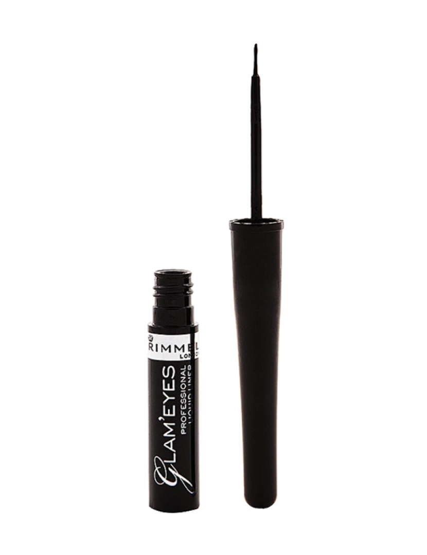 Rimmel London - Eyeliner Líquido Glam'Eyes Profissional #001 -Preto