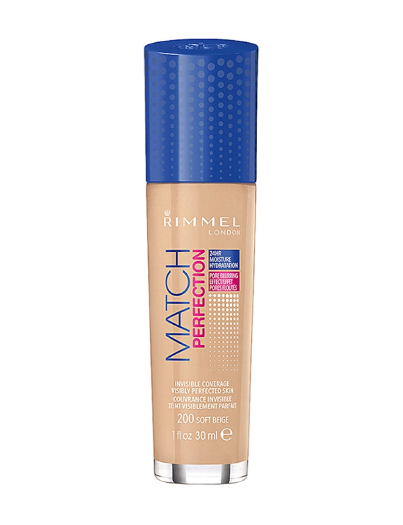 Rimmel London - Base Match Perfection #200 Soft Beige 30Ml