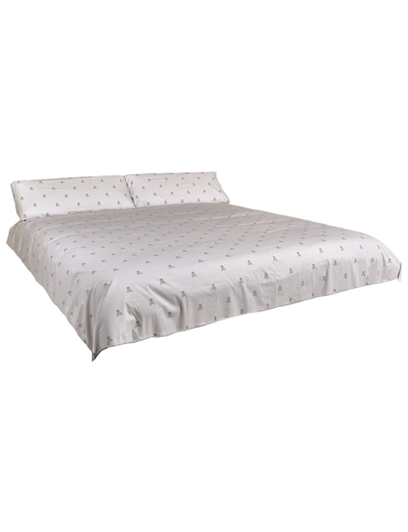 Scalpers - Jogo cama 240x220 cm caveiras cinza