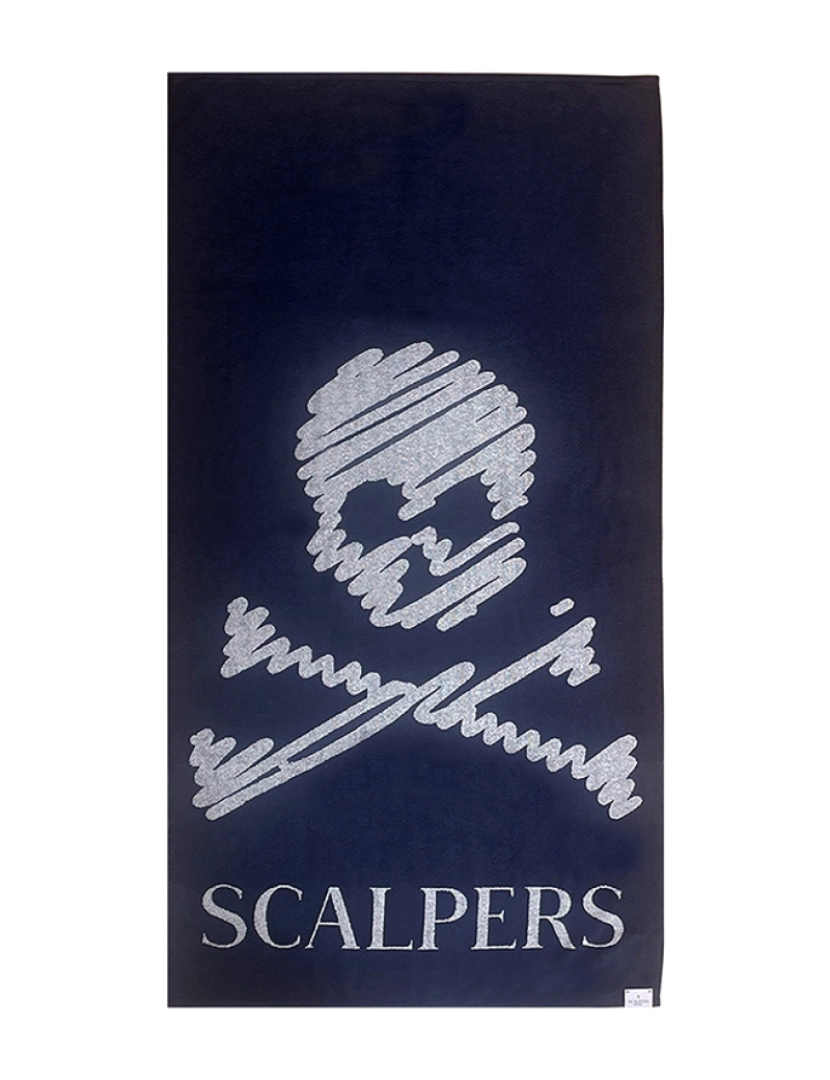 Scalpers - Toalha praia 90x180 cm azul marinho