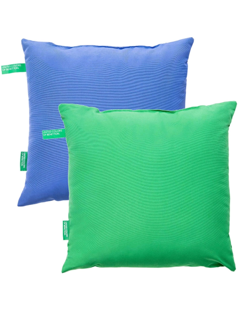 Benetton - Conjunto de 2 almofadas de 45x45cm.