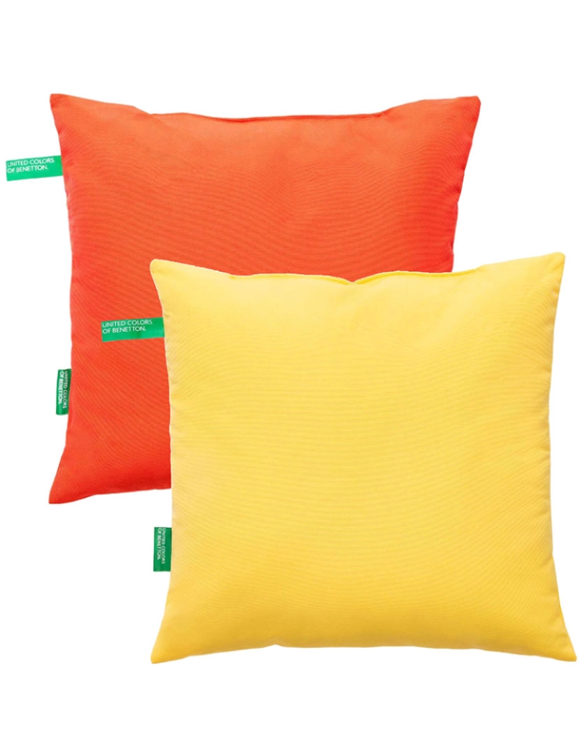 Benetton - Conjunto de 2 almofadas de 45x45cm.