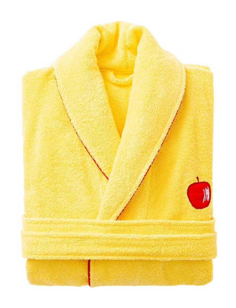 Benetton - Roupão m/l 380gsm Amarelo e Vermelho