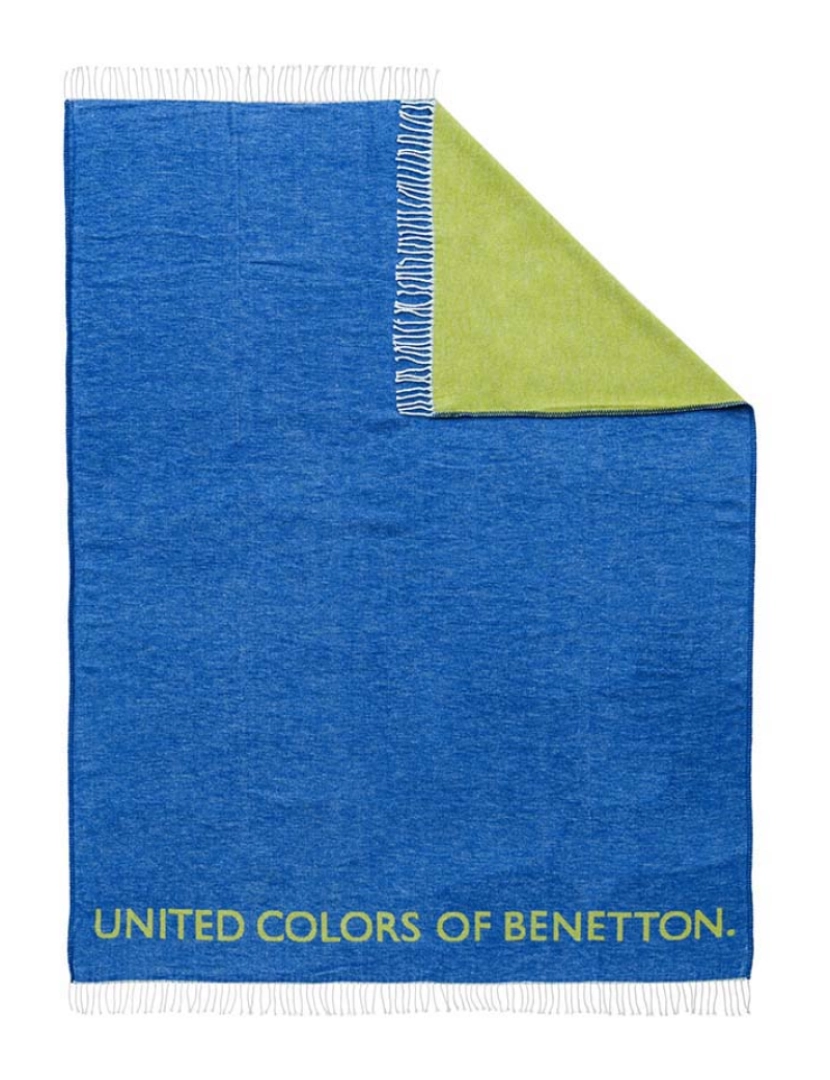 Benetton - Manta Azul e Verde