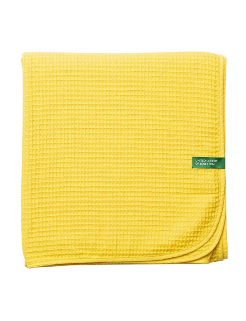 Benetton - Manta Benetton Amarelo Foam