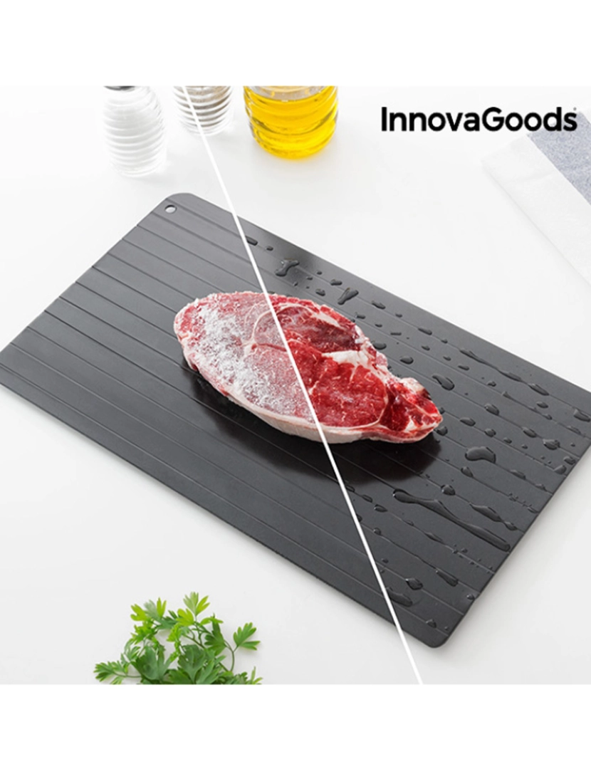 Innovagoods - Tabuleiro de Descongelação Rápida de Alimentos Qheat InnovaGoods