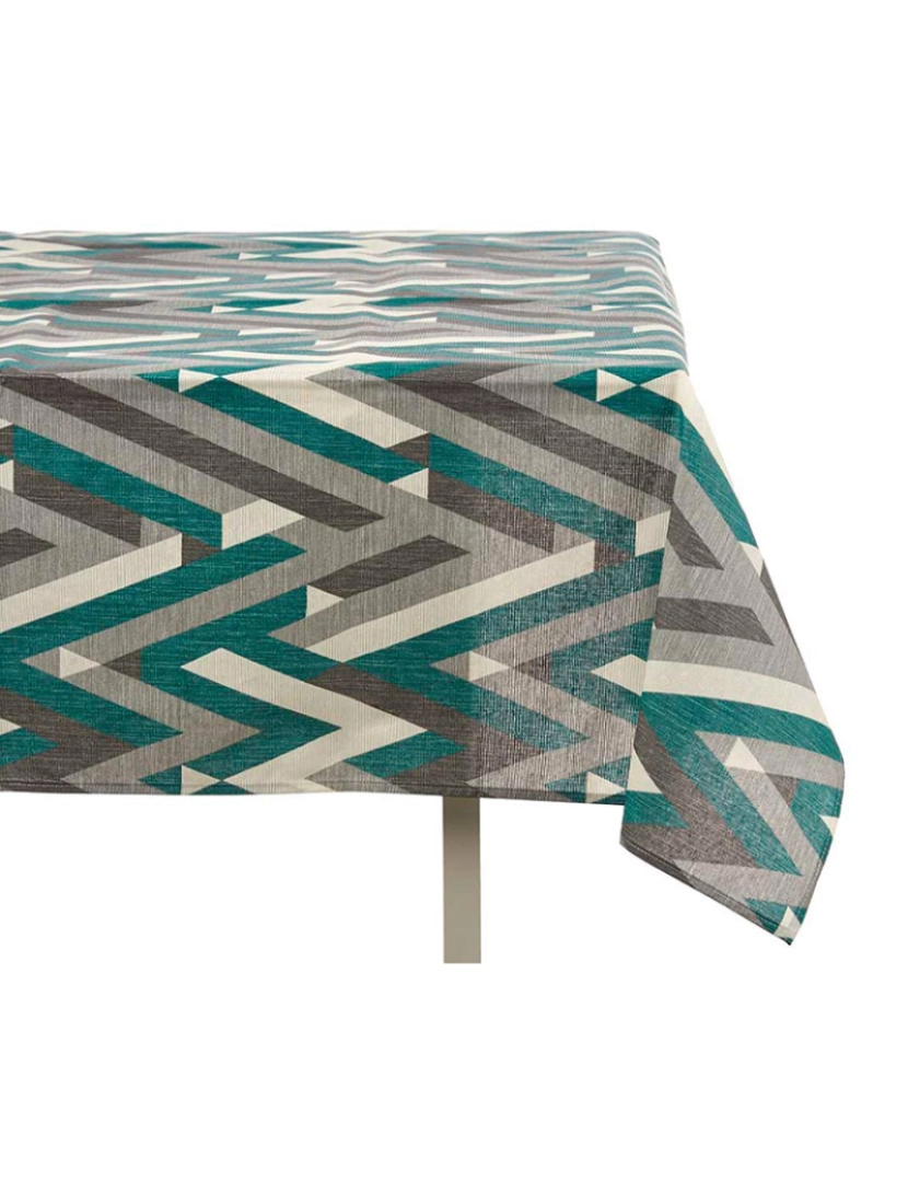 San Ignacio - Toalha de mesa em lona resistente a manchas 140x180cm listra coleção Kinvara