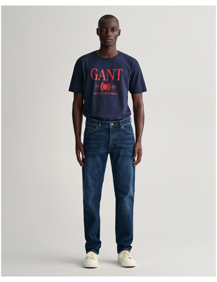 Gant - Jeans Denim Homem Azul 40