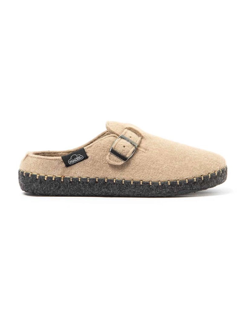 Nuvola - Pantufas Unisexo Zueco Belt Beige