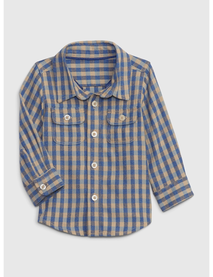 GAP - Camisa Manga Comprida Bebé Multicor