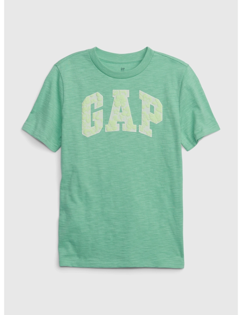 GAP - T-shirt Manga Curta Rapaz Verde