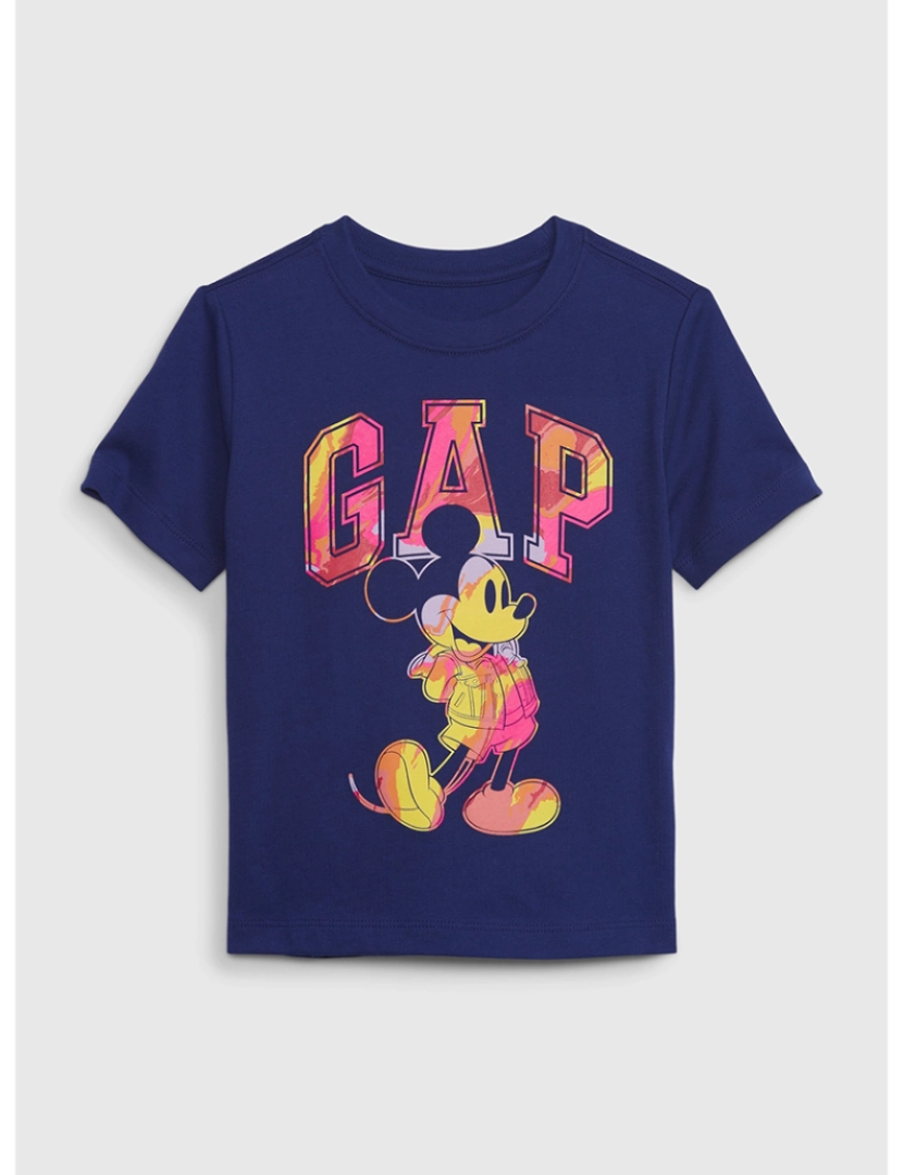 GAP - T-shirt Manga Curta Bebé Azul