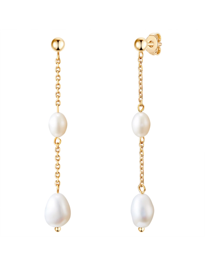 Valero Pearls - Brincos Gota Dourado