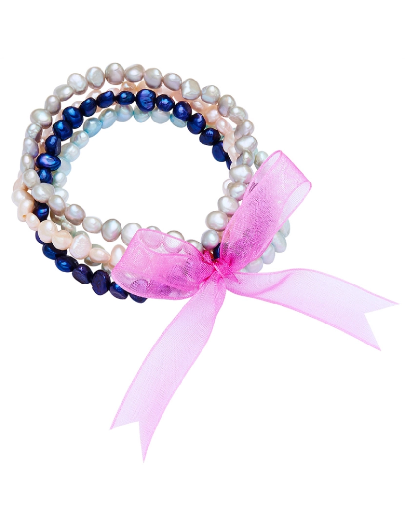 Valero Pearls - Conjunto 3 Braceletes Rose