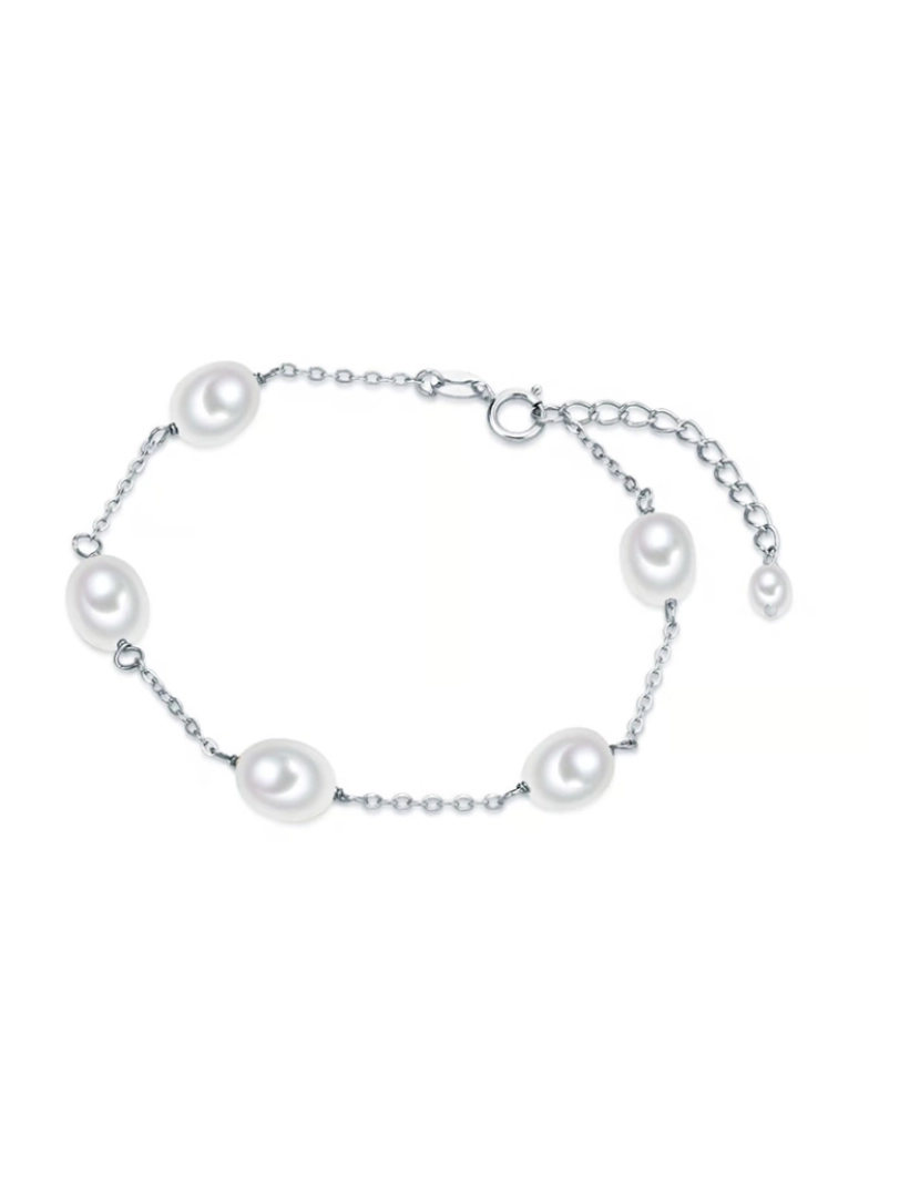 Valero Pearls - Pulseira em Prata Pérolas Brancas