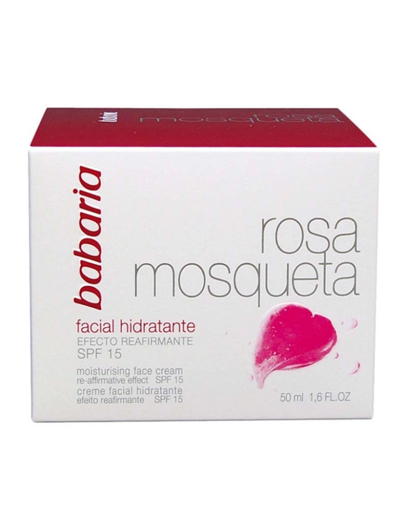 Babaria - Creme Facial Hidratante 24H Rosa Mosqueta 50ml