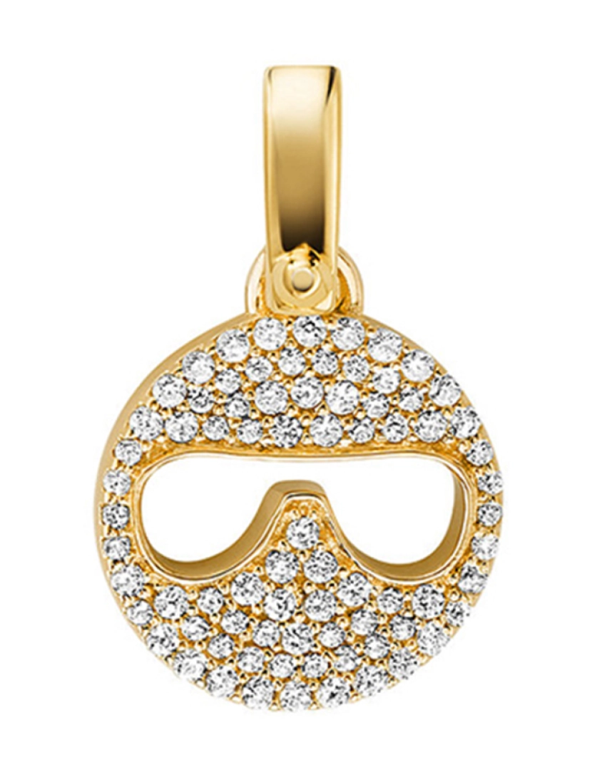 Michael Kors - Pendente Emoji Charm Dourado