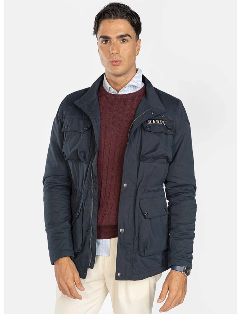 Harper&Neyer - Casaco Barbour Bryce Homem Azul Navy XXL