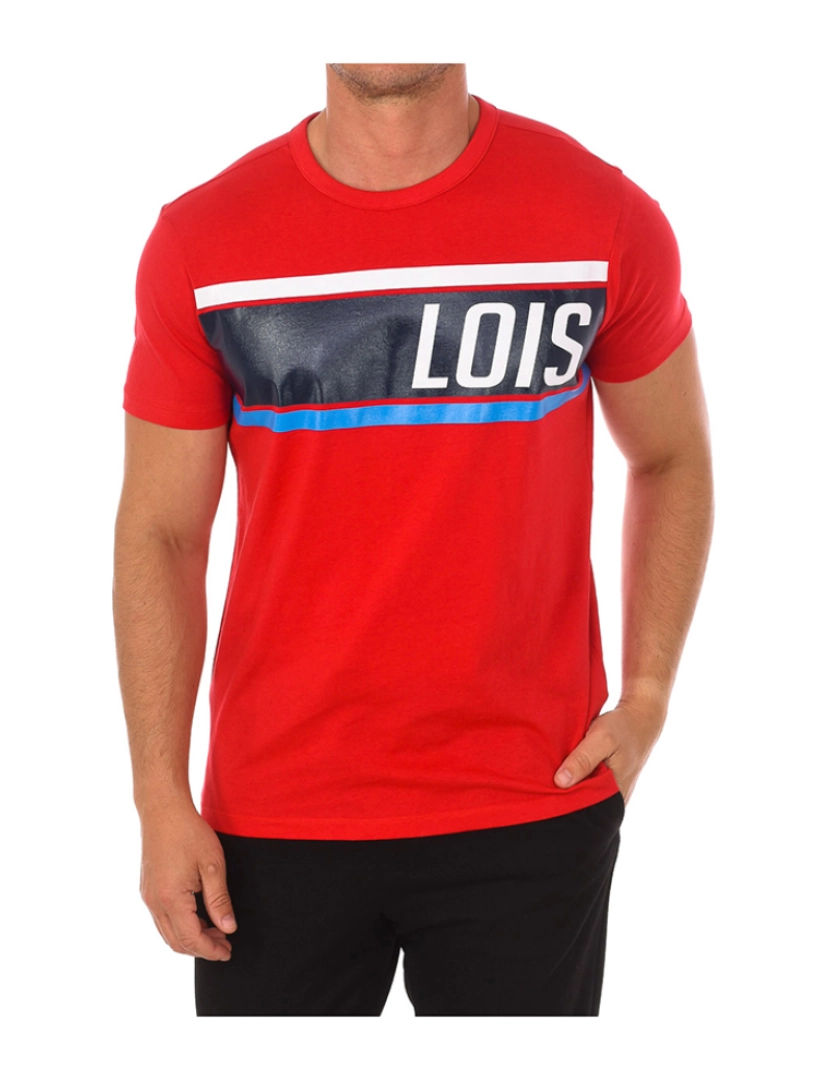 Lois - T-Shirt Homem  Beach-Dala Vermelho