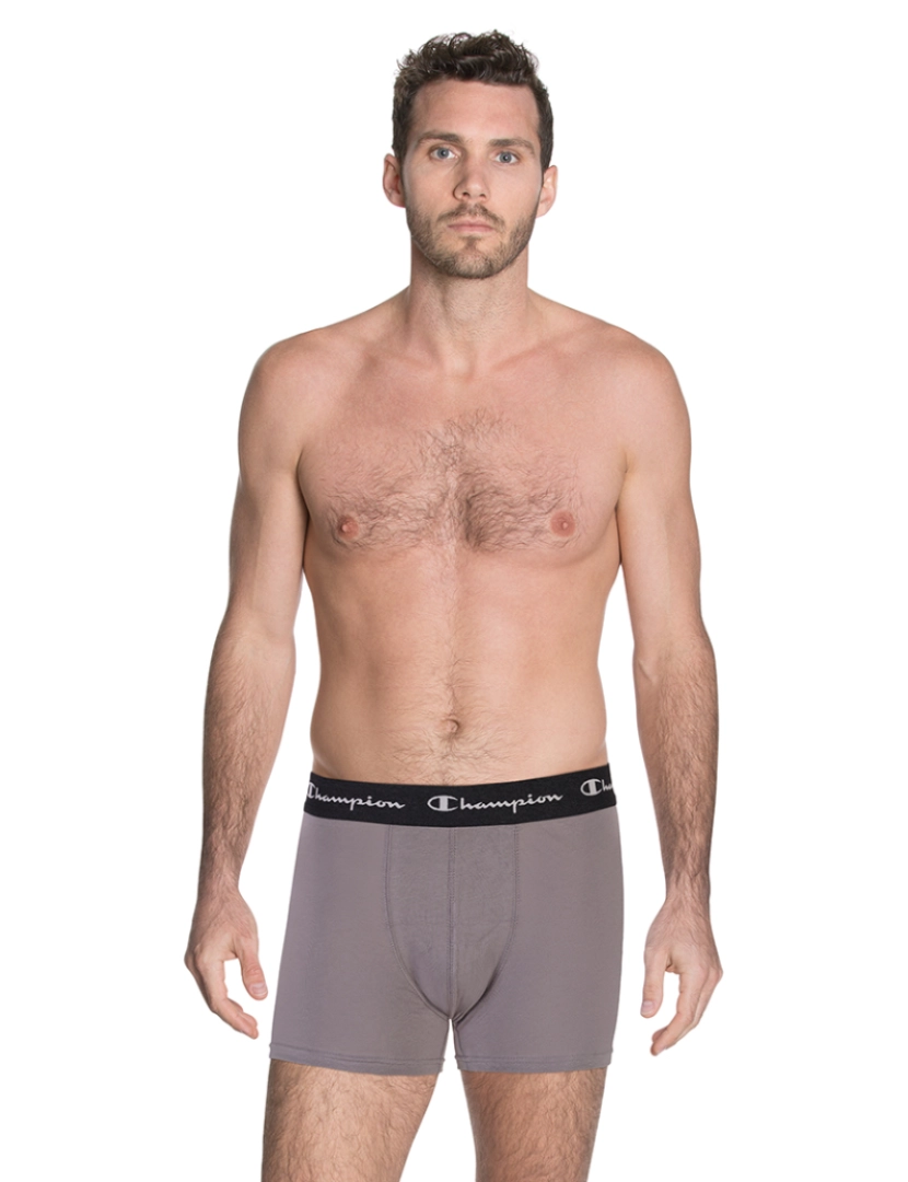 Champion - Pack 3 Boxers Homem Cinza