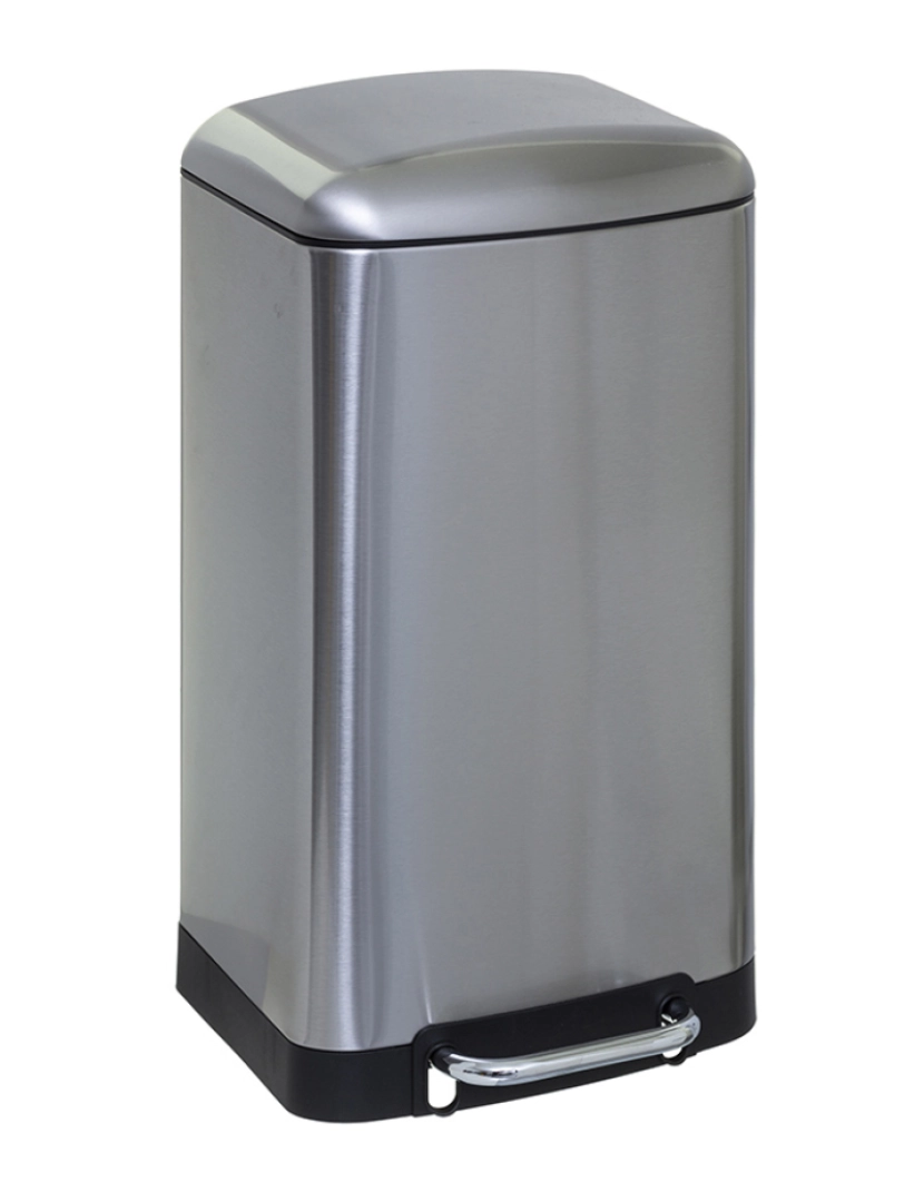 Atmosphera - Caixote de Lixo C/ Pedal de Metal 30 L Ariane Inox