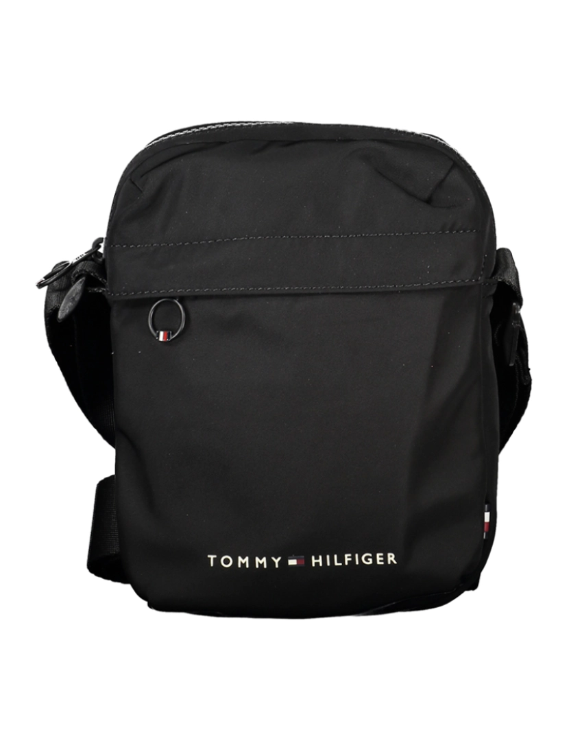 Tommy Hilfiger - Bolsa De Ombro Preta Para Homem 