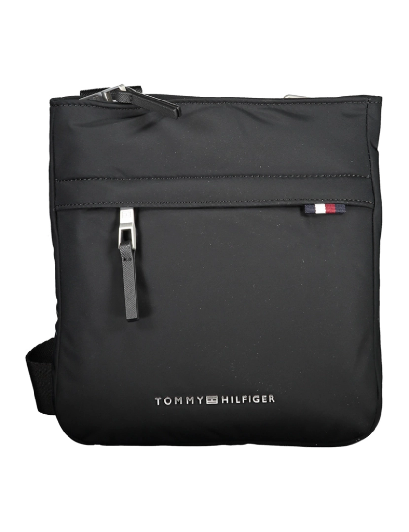 Tommy Hilfiger - Bolsa De Ombro Preta Para Homem 